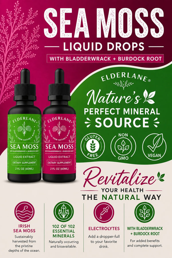Sea Moss Drops 2 oz - Original Flavor